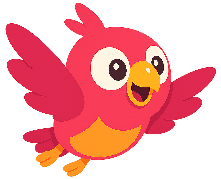 WeZioo mascot - Lovebird